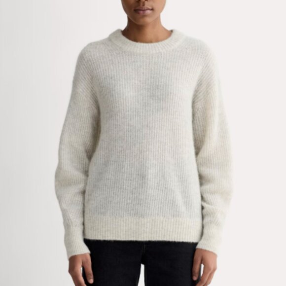 Everlane The Cocoon Crew in Alpaca Almond Size 3XL - Picture 1 of 4